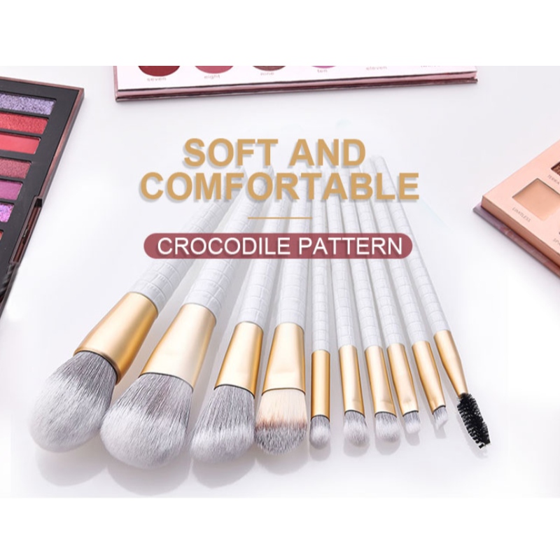 2020 Нов комплект козметика за козметика с крокодил с матово влакно